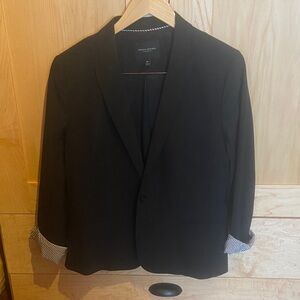 Banana Republic Women’s Black Single-Button Blazer - Size 14